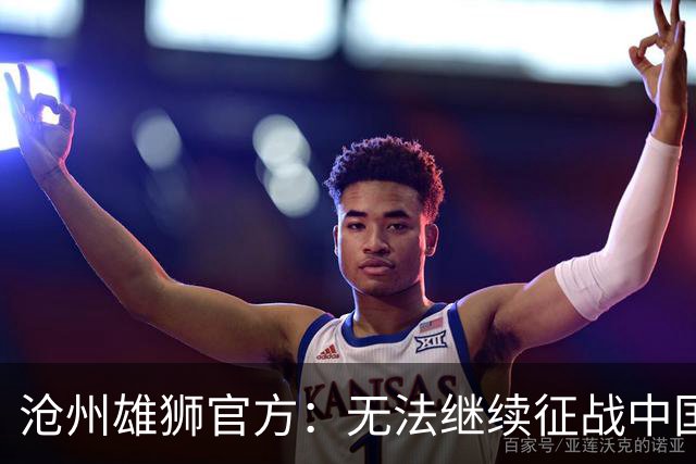 沧州雄狮官方：无法继续征战中国足球职业联赛